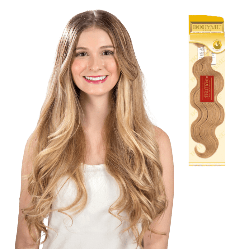 22" Bohyme Classic - Machine Tied Weft - European Body Wave - FINAL SALE - 1 - VIRGN - 22 - 1