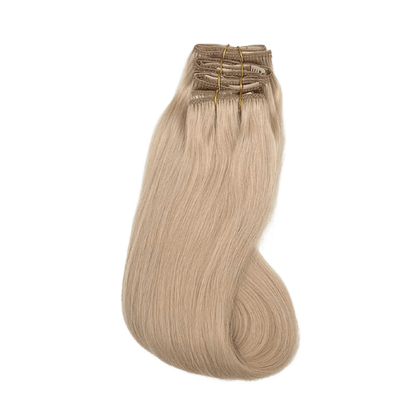 22" Bohyme Essential - 7 Piece Clip Ins - Silky Straight - GREY BLONDE - BO7SS - 22 - GREYBLONDE