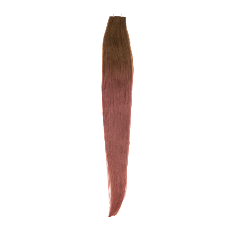 22" Bohyme Essential - Standard Tape Ins - Silky Straight - ROSE GOLD - SW - AD - 22 - ROSEGOLD