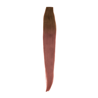 22" Bohyme Essential - Standard Tape Ins - Silky Straight - ROSE GOLD - SW - AD - 22 - ROSEGOLD