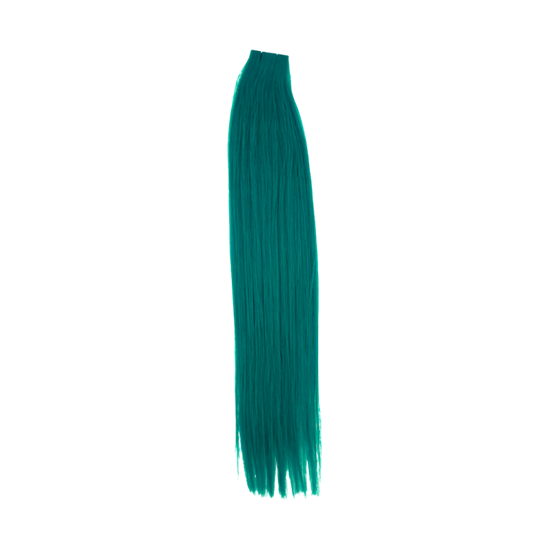 22" Bohyme Essential - Standard Tape Ins - Silky Straight - TEAL - SW - AD - 22 - Teal