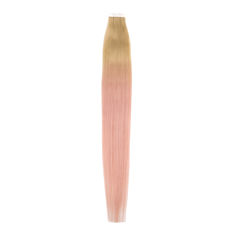 22" Bohyme Essential - Standard Tape Ins - Silky Straight - STRAWBERRY LEMONADE - SW - AD - 22 - STRAWLEM