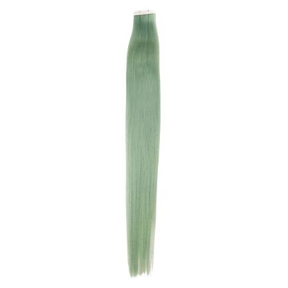 22" Bohyme Essential - Standard Tape Ins - Silky Straight - EMERALD - SW - AD - 22 - EMERALD