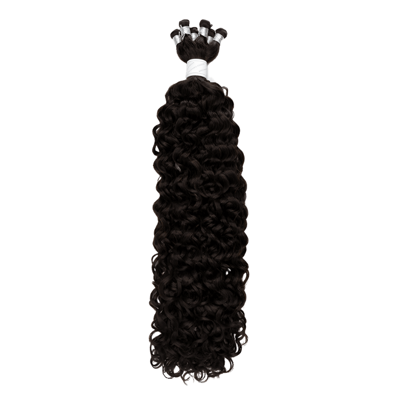22" Bohyme Ethos - Hand Tied Weft - Blended Curl - Single Weft - 1B - BEHCRIW - 22 - 1B