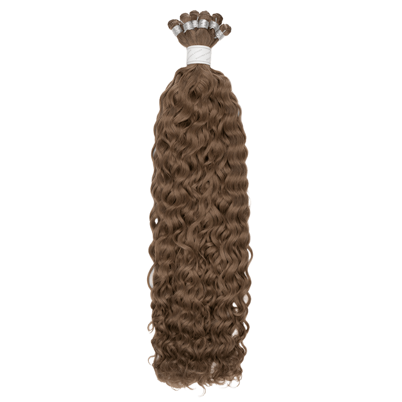 22" Bohyme Ethos - Hand Tied Weft - Blended Curl - Single Weft - 8 - BEHCRIW - 22 - 8