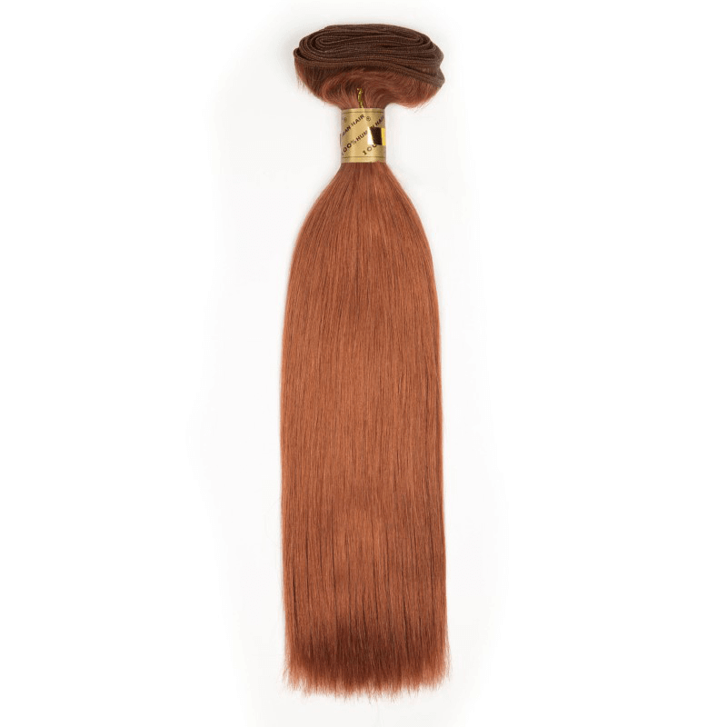 Red Machine Tied Wefts - Silky Straight