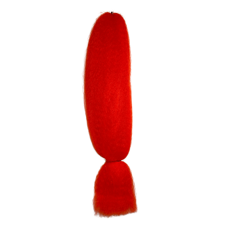 24" - Kanekalon Braiding - RED - KK - BR - 24 - RED