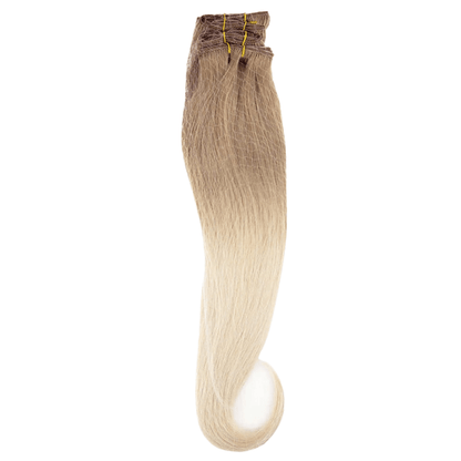 26" Bohyme Essential - 7 Piece Clip Ins - Silky Straight - T18A/BL60 - BO7SS - 26 - T18A/BL60