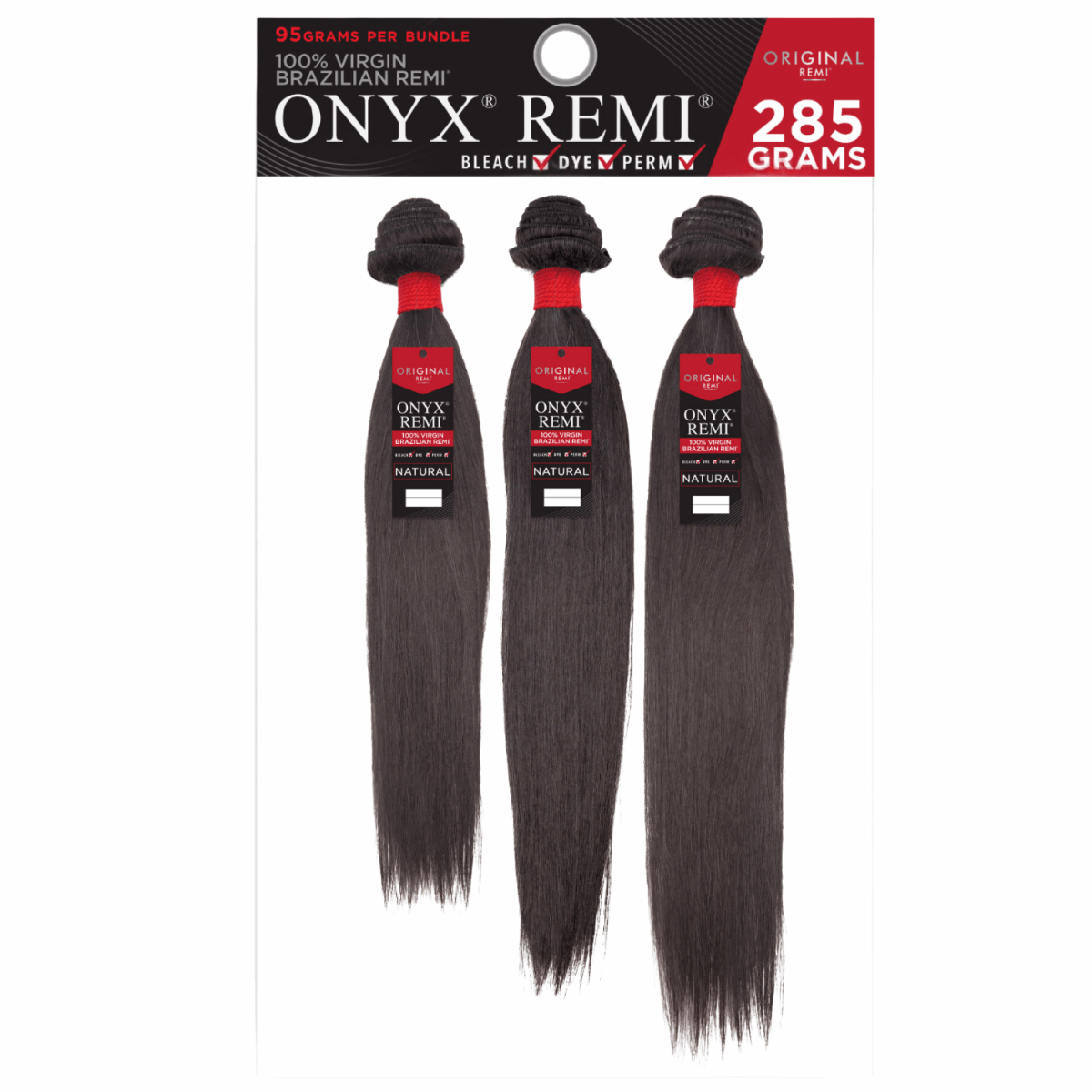 3 Bundles - Straight - NATURAL - OR3DS - 10 - 12 - 14 - NATURAL
