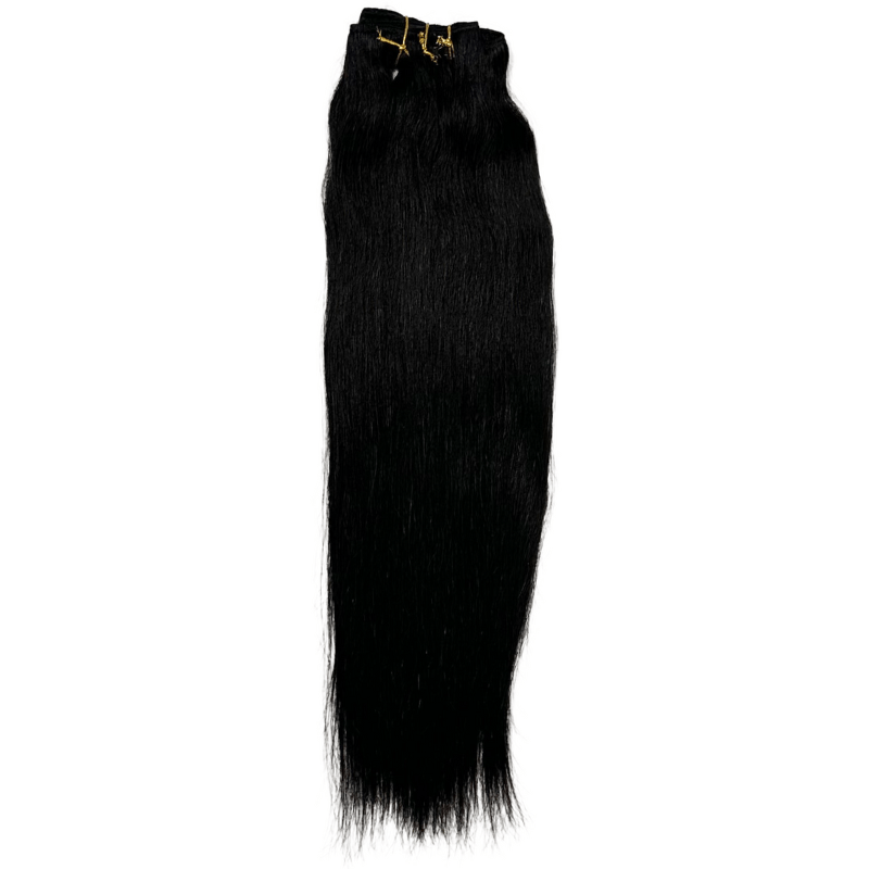 7 Piece Clip Ins - Straight - 20" - 1B - BD7PC - 20 - 1B