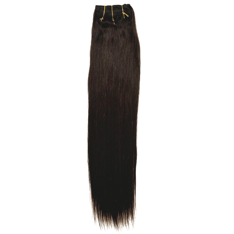 7 Piece Clip Ins - Straight - 20" - 2 - BD7PC - 20 - 2