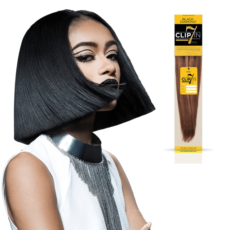 7 Piece Clip Ins - Straight - 20" - 1 - BD7PC - 20 - 1