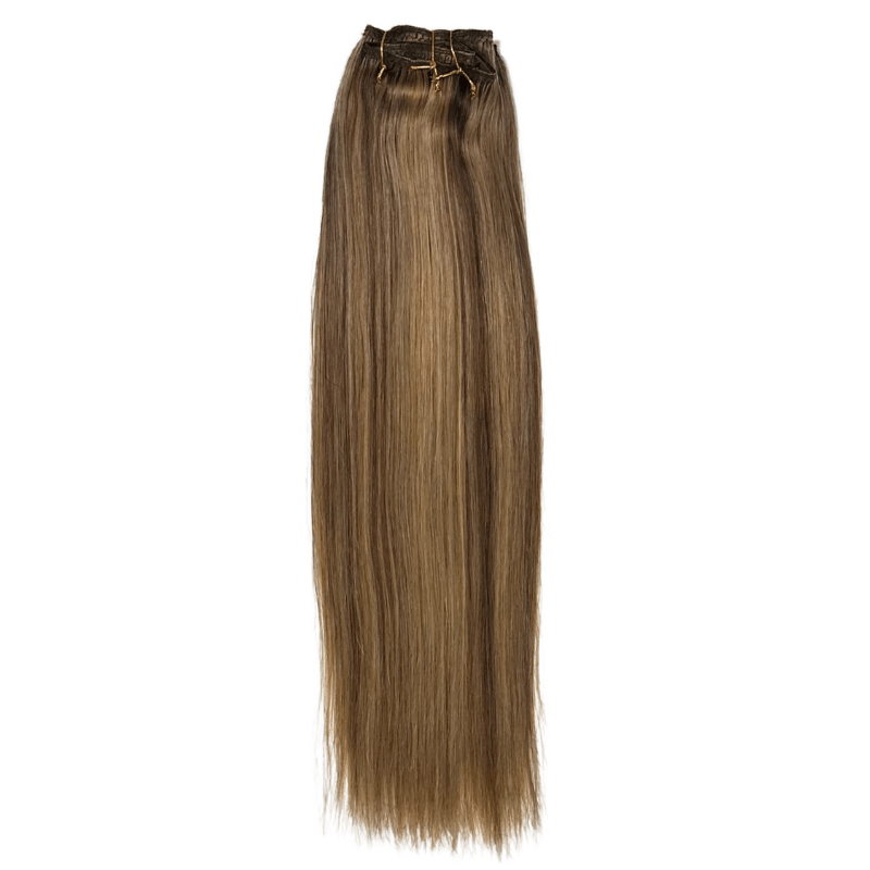 7 Piece Clip Ins - Straight - 20" - H6/27 - BD7PC - 20 - H6/27