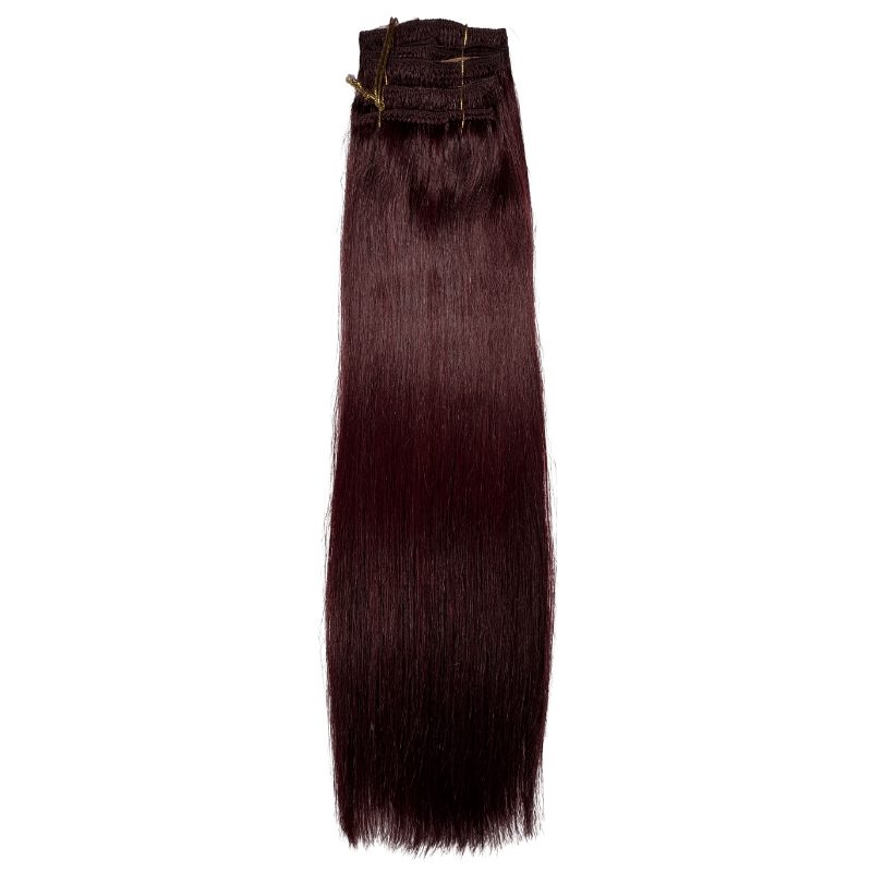 7 Piece Clip Ins - Straight - 99J - BD7PC - 14 - 99J