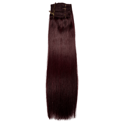 7 Piece Clip Ins - Straight - 99J - BD7PC - 14 - 99J