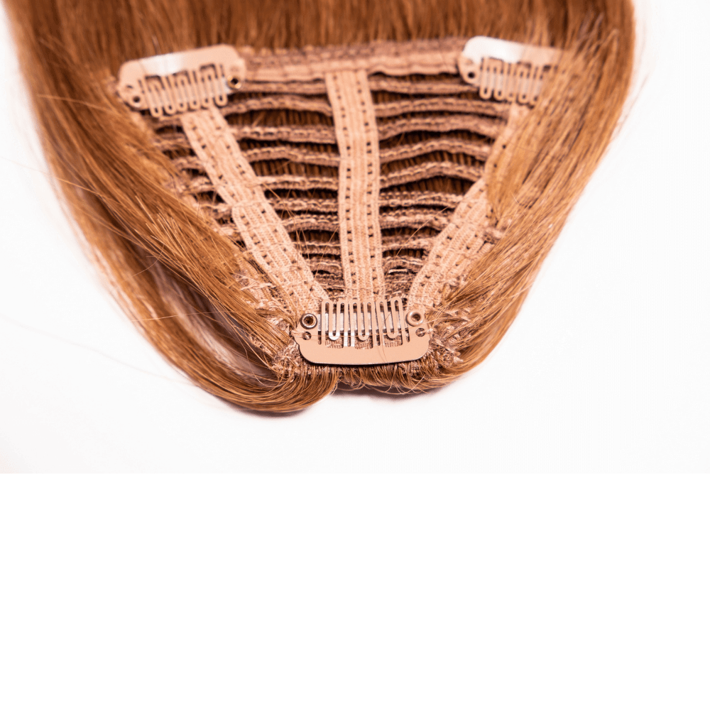 8" Bohyme Classic - Hand Tied Bang Piece - Ashland - FINAL SALE - 6 - FH104 - ASHLAND - 6