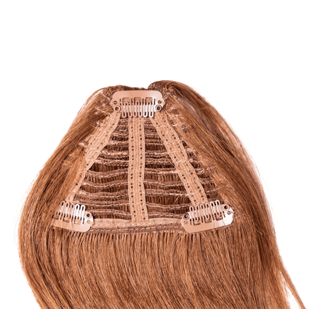 8" Bohyme Classic - Hand Tied Bang Piece - Ashland - FINAL SALE - 6 - FH104 - ASHLAND - 6