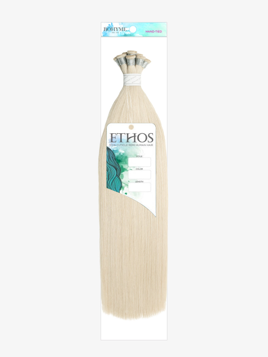 14" Bohyme Ethos - Hand Tied Weft - Silky Straight - Full Pack