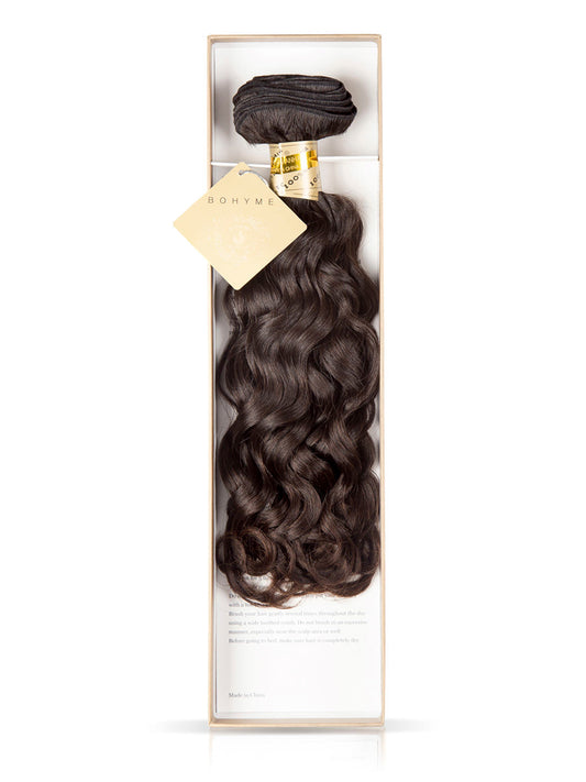 12" Bohyme Birth Remi - Machine Tied Weft - Textured Natural Curl