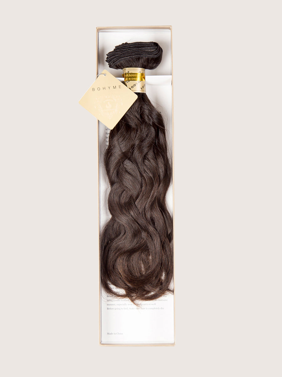 12" Bohyme Birth Remi - Machine Tied Weft - Textured Loose Wave