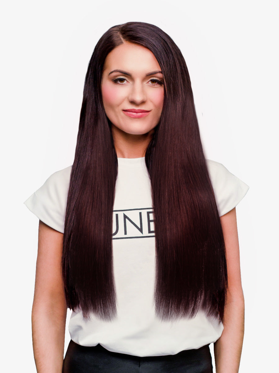 Red Machine Tied Wefts - Silky Straight