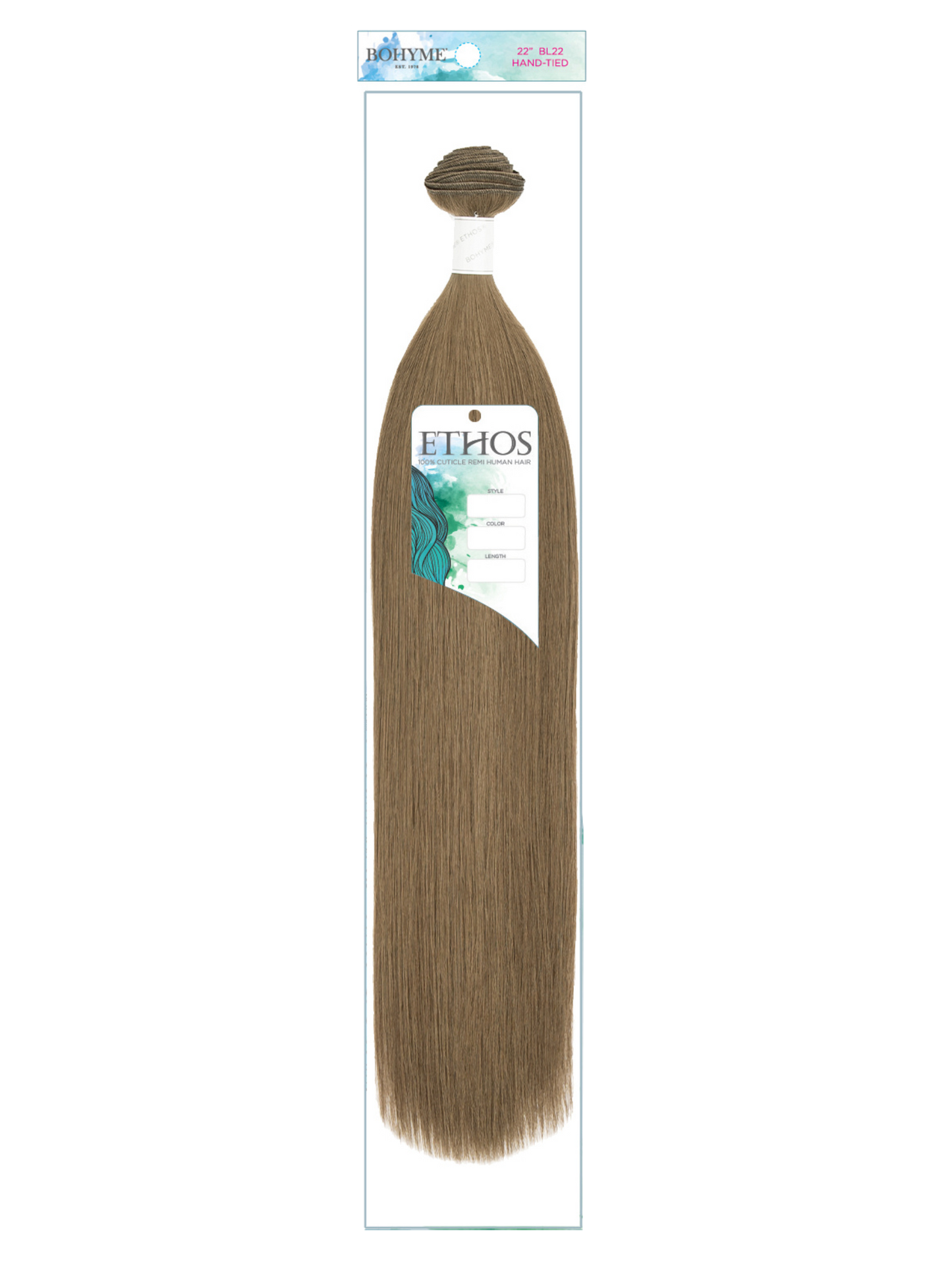 18" Bohyme Ethos - Machine Tied Weft - Silky Straight