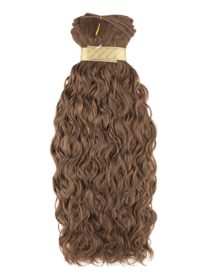 Red Machine Tied Wefts - Wavy