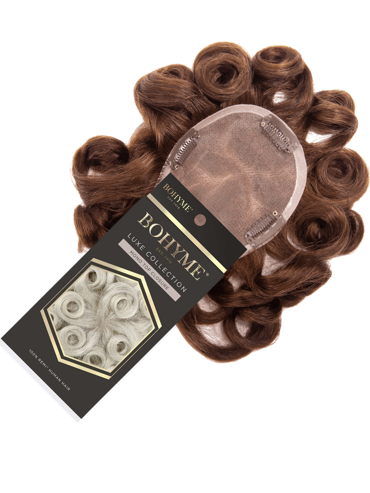 12" Bohyme Luxe - Top Piece Closure - Curls