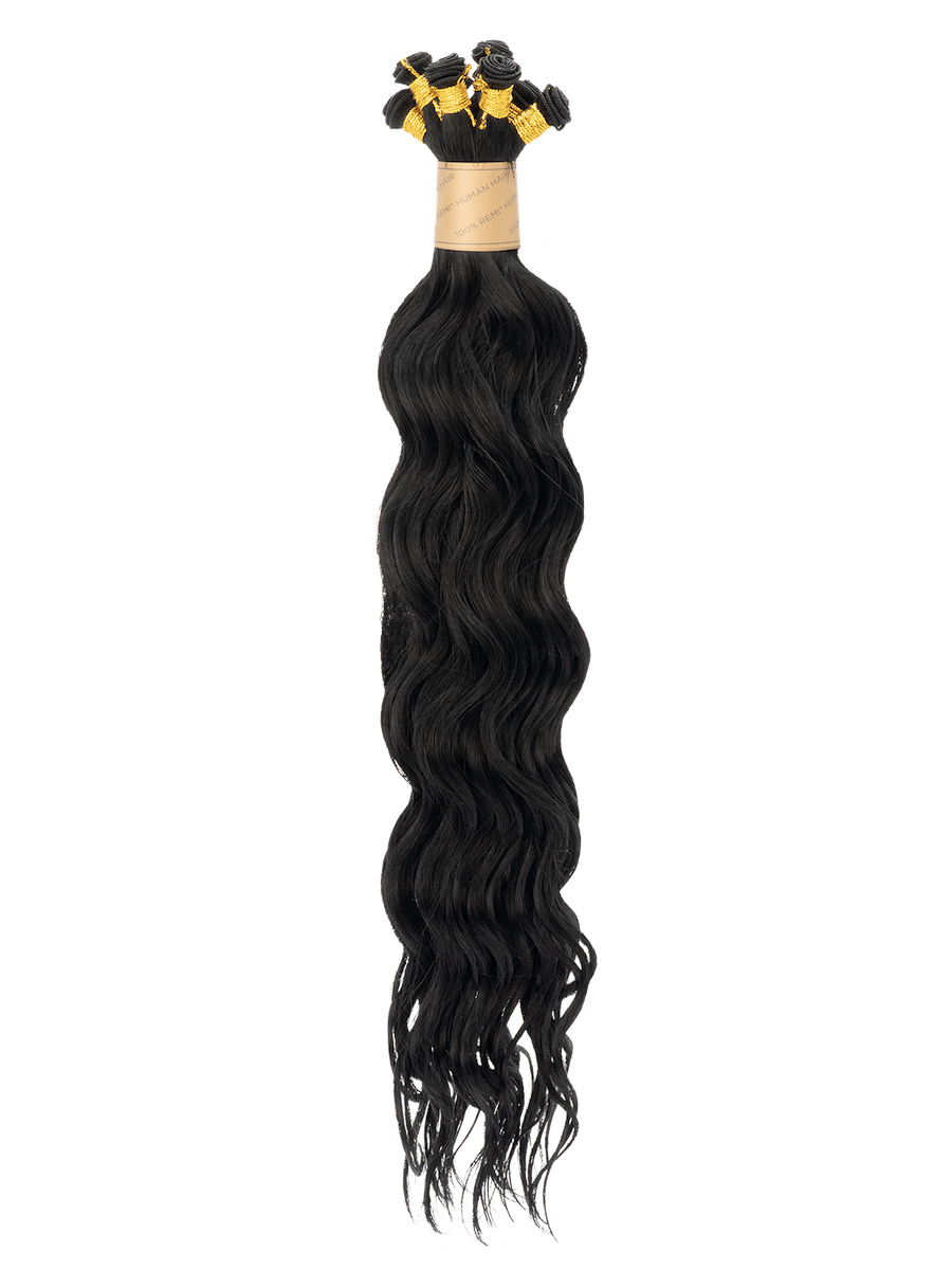 14" Bohyme Luxe - Hand Tied Weft - Ocean Breeze Wave - Full Pack