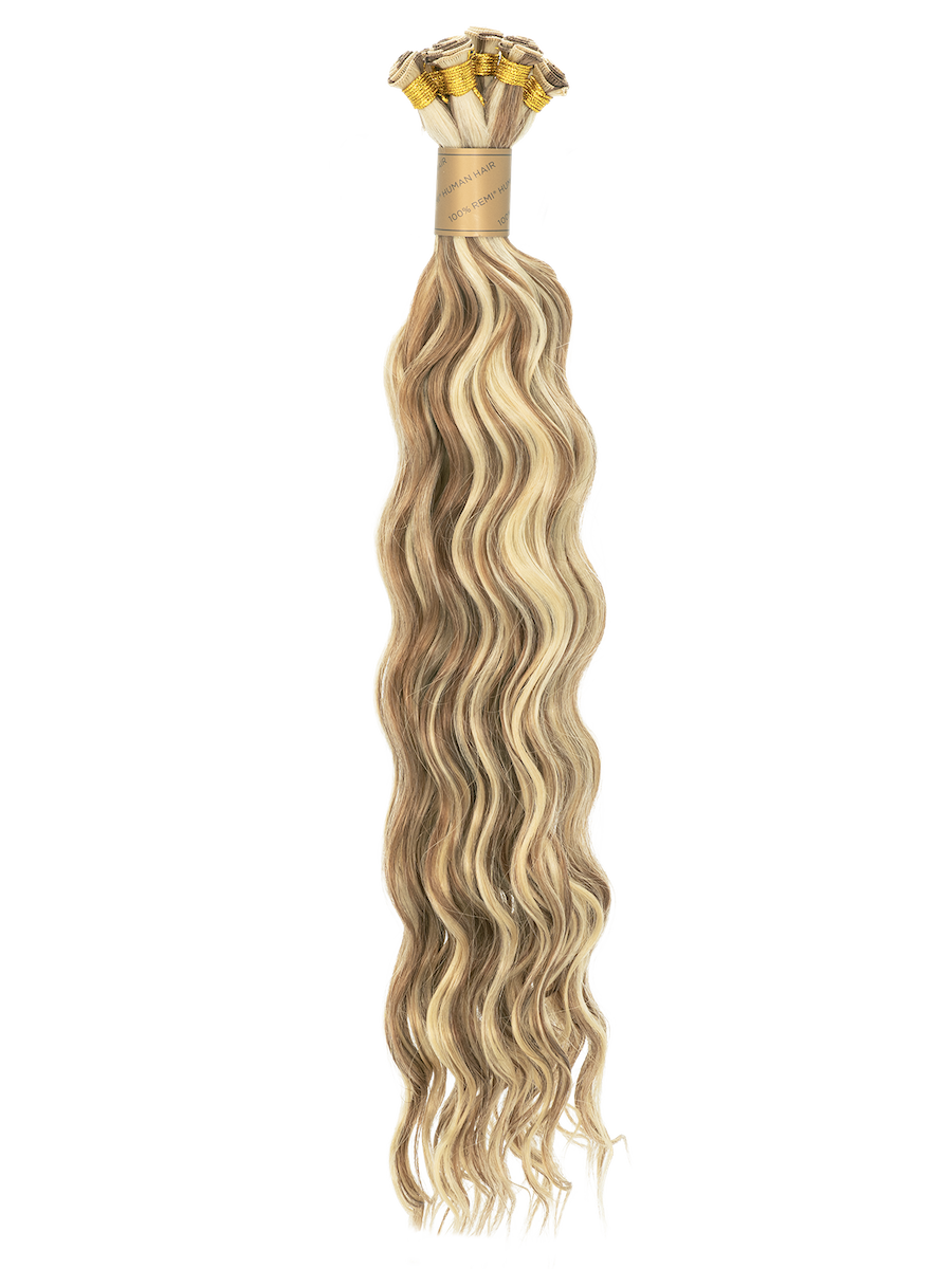 18" Bohyme Luxe - Hand Tied Weft - Ocean Breeze Wave - Full Pack
