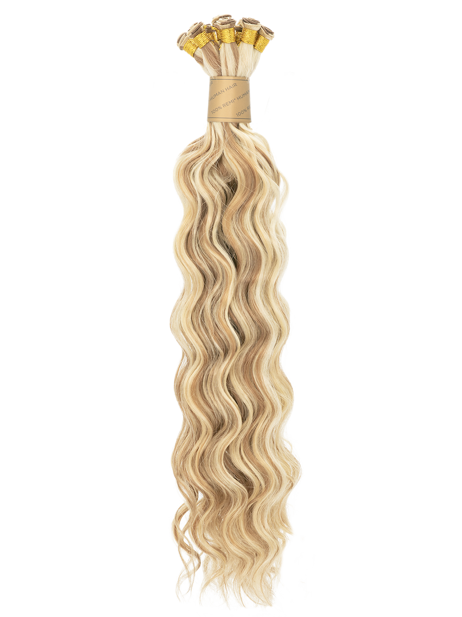 14" Bohyme Luxe - Hand Tied Weft - Ocean Breeze Wave - Full Pack