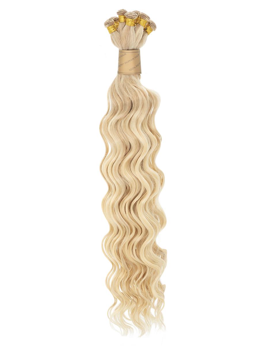 18" Bohyme Luxe - Hand Tied Weft - Ocean Breeze Wave - Full Pack