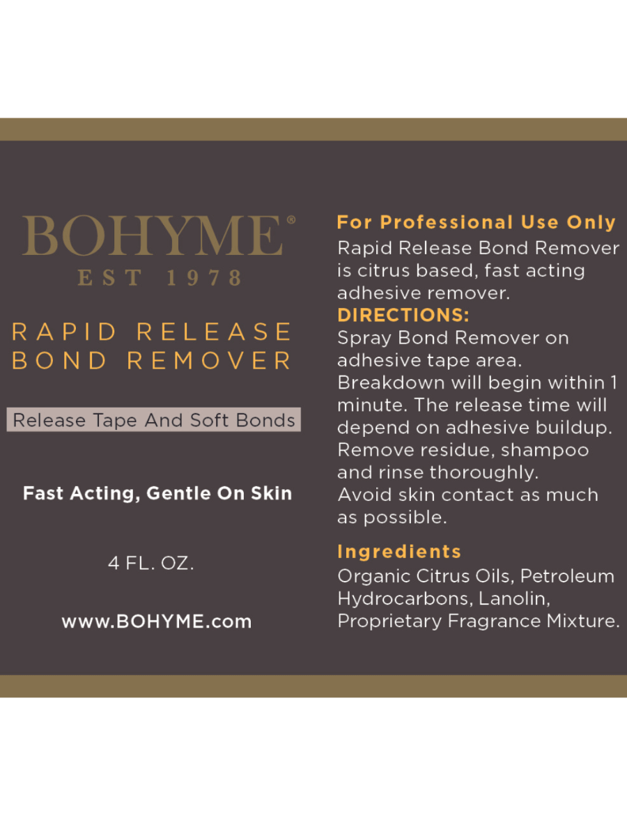 Bohyme Rapid Tape In Adhesive Release - TAPE - RELEASE
