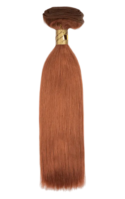 Red Machine Tied Wefts - Silky Straight