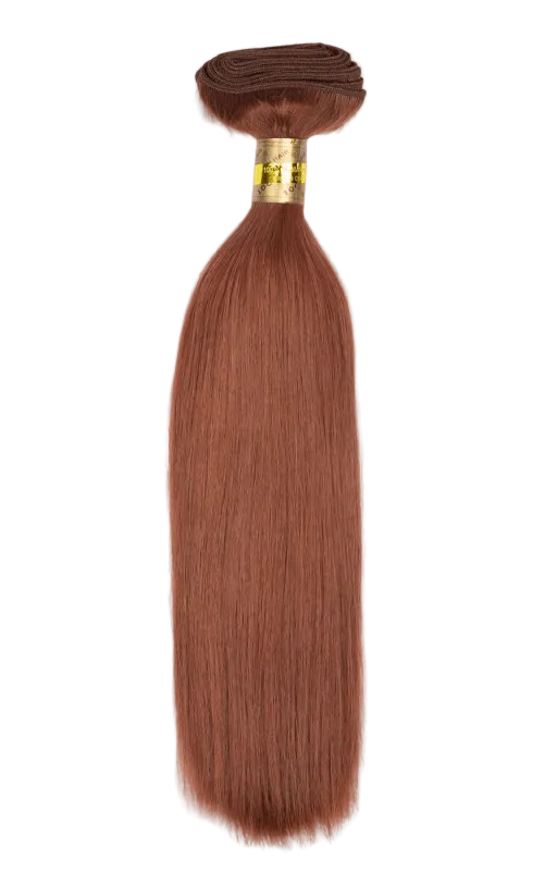 Red Machine Tied Wefts - Silky Straight