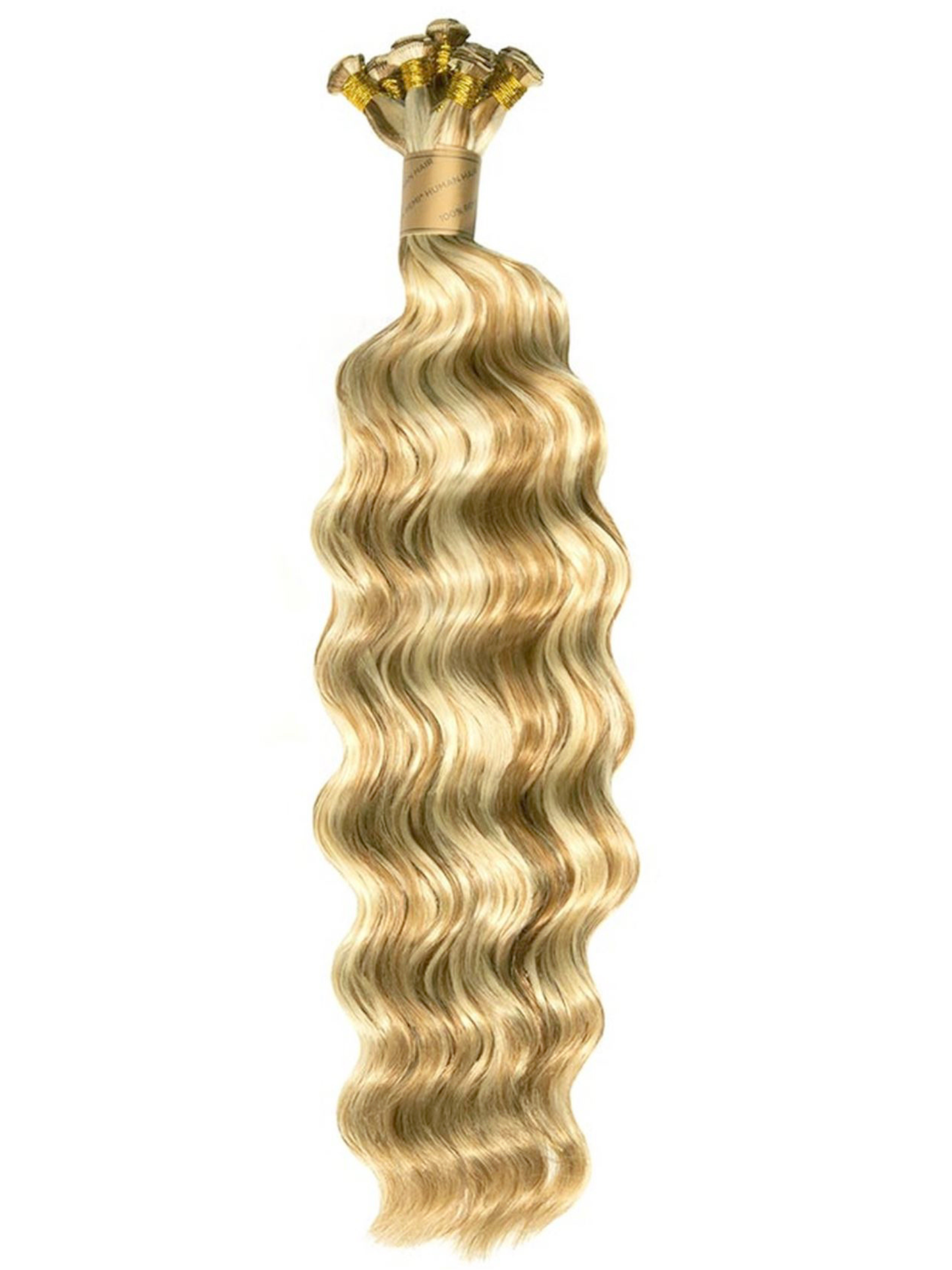 18" Bohyme Luxe - Hand Tied Weft - Ocean Breeze Wave - Single Weft