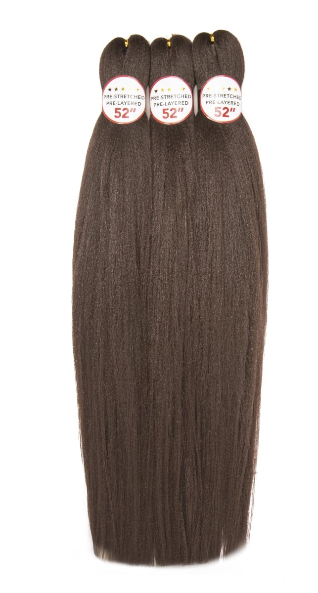 Pre - Stretched Synthetic Combo Braid - 4 - OS - PB - 52 - 4