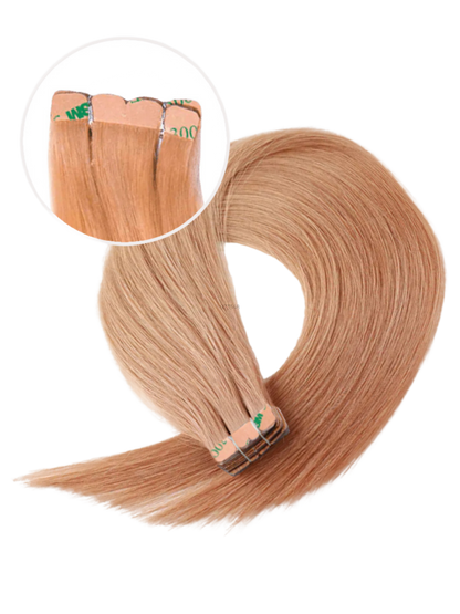 22" Bohyme 1.5 inch Silky Straight Tape-Ins - 3M Ridged Tape - FINAL SALE