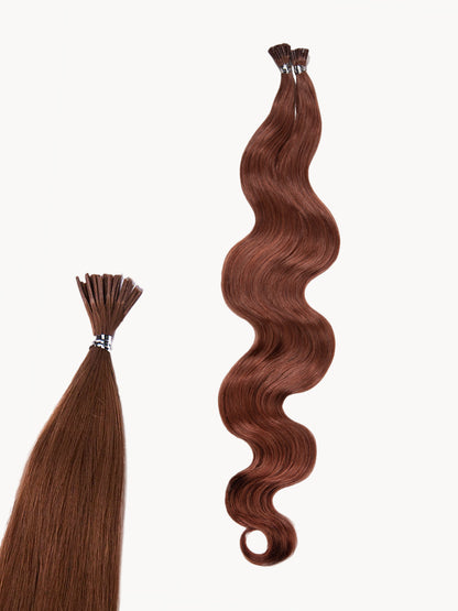 Red  Luxe I-Tips - 60 Pieces