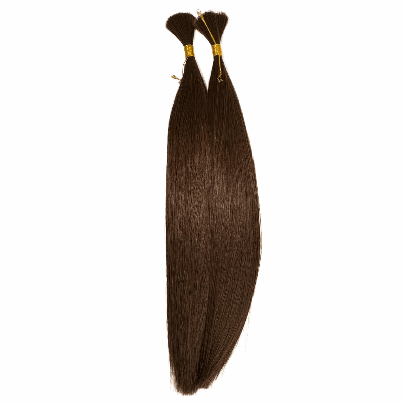 Unique Wiiv Silky Straight 100% Human Hair Bulk - 18" - FINAL SALE - H1B - 30 - SNW - 18 - H1B/30