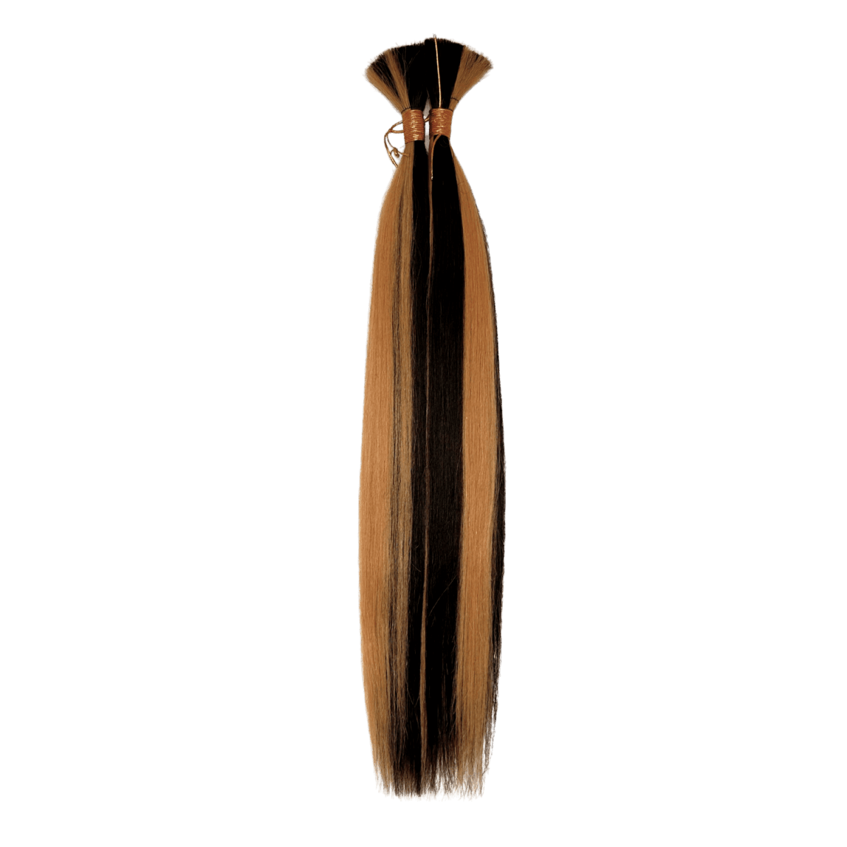 Unique Wiiv Silky Straight 100% Human Hair Bulk - 18" - FINAL SALE - H1B - 27 - SNW - 18 - H1B/27