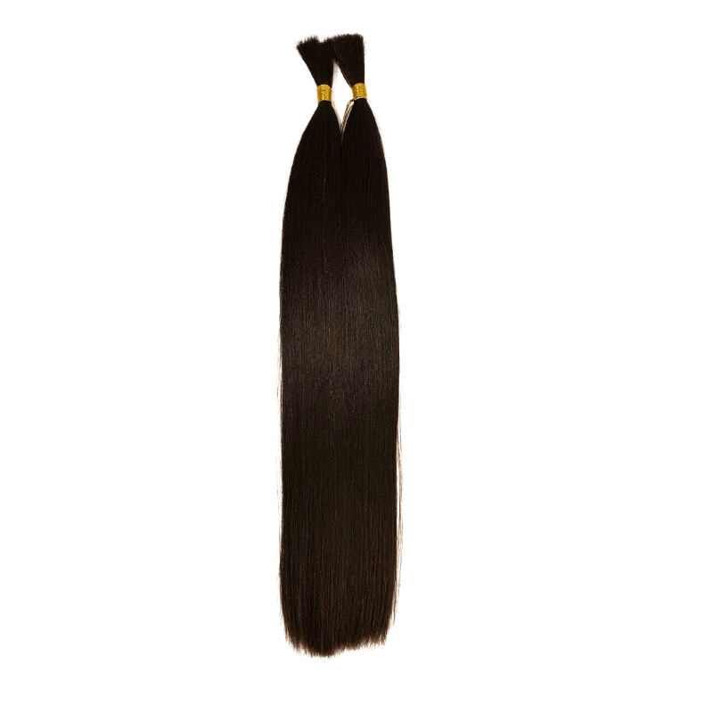 Unique Wiiv Silky Straight 100% Human Hair Bulk - 18" - FINAL SALE - 2 - SNW - 18 - 2