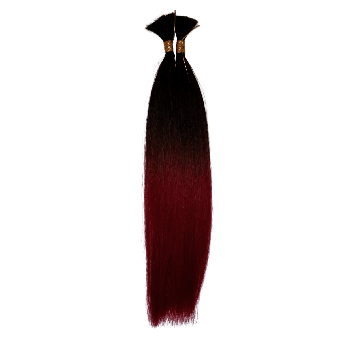 Unique Wiiv Silky Straight 100% Human Hair Bulk - 18" - FINAL SALE - T1B - 530 - SNW - 18 - T1B/530