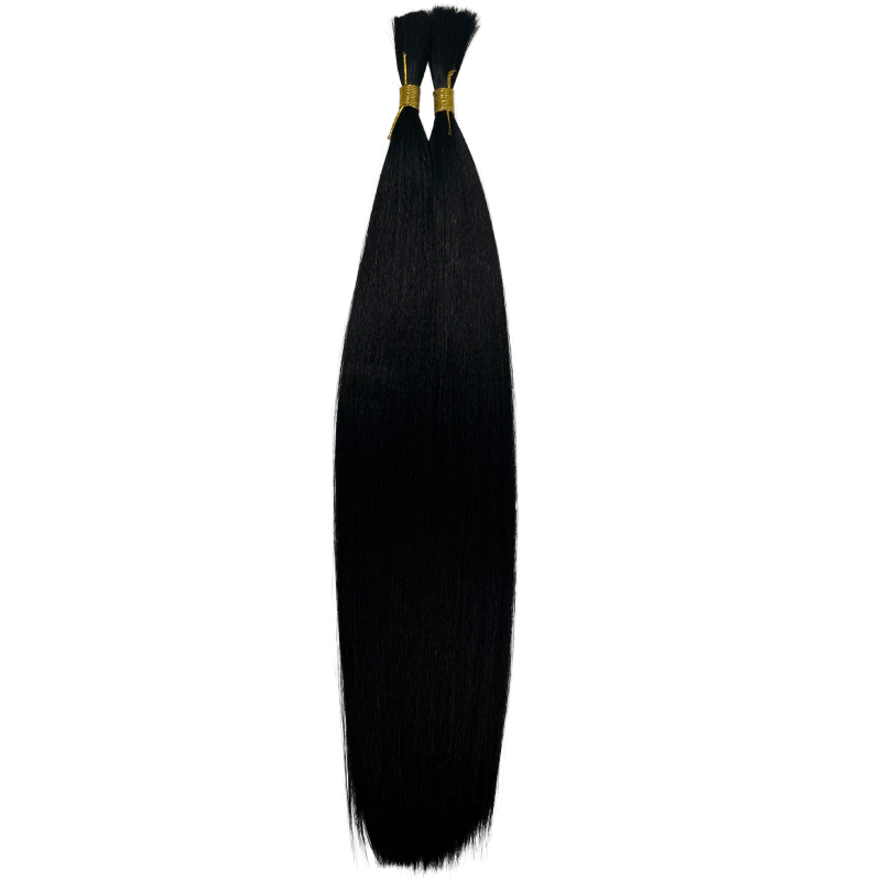 Unique Wiiv Silky Straight 100% Human Hair Bulk - 18" - FINAL SALE - 1 - SNW - 18 - 1